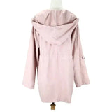 Short Trench Coat With Hoodie - St Vesti | Coats & Jackets