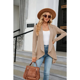 St Vesti Open Front Cardigan - Apricot / s - St Vesti | Blazers & Cardigans