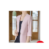 St Vesti Single Breasted Blazer - Pink / s - St Vesti | Blazers & Cardigans