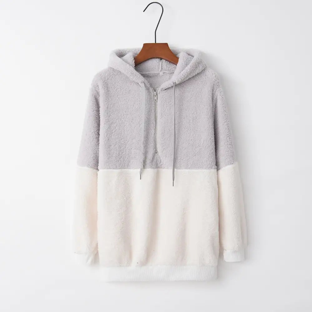 St Vesti Sweater With Hoodie - Grey / 2xl - St Vesti | Sweaters & Hoodies