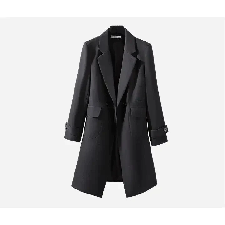 St Vesti Trench Coat - Black / s - St Vesti | Blazers & Cardigans