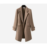 St Vesti Trench Coat In Coffee - Coffee / s - St Vesti | Blazers & Cardigans