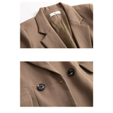 St Vesti Trench Coat In Coffee - St Vesti | Blazers & Cardigans