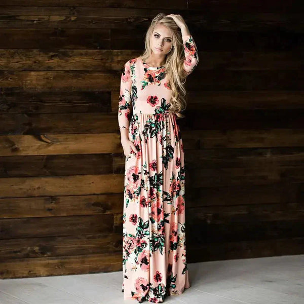 Taytay Blossom Maxi Dress - Pink / s - St Vesti | All Dresses - Cocktail Dresses Formal Dresses + More.