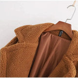 Teddy Bear Woollen Fur Coat - St Vesti | Coats & Jackets