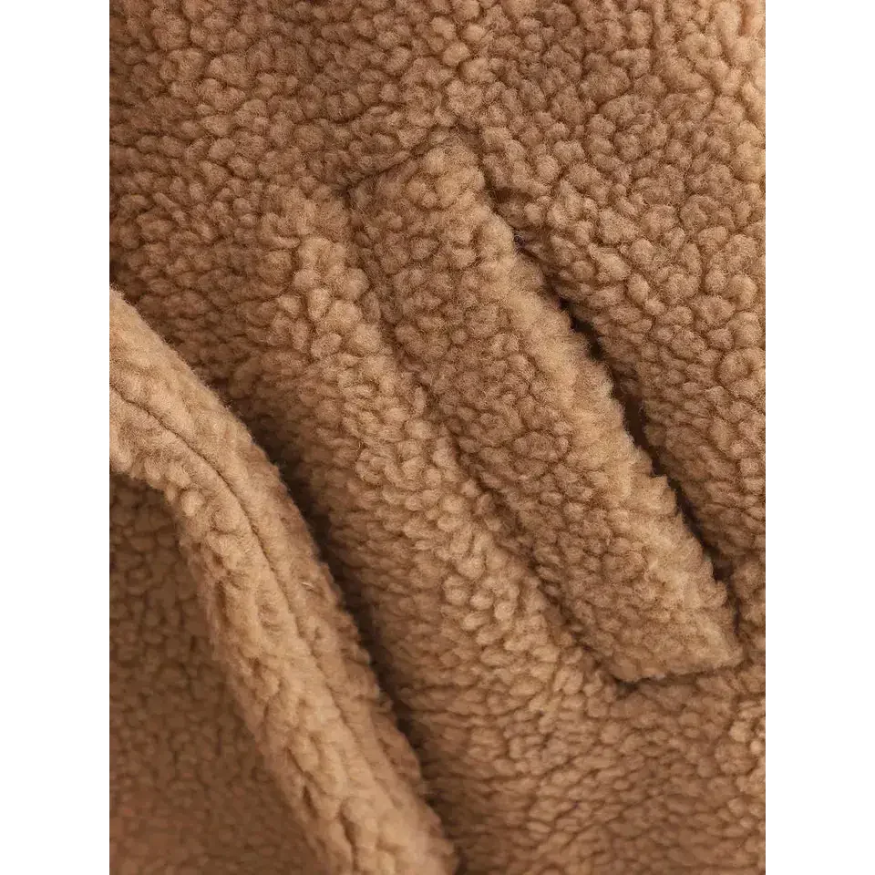 Teddy Bear Woollen Fur Coat - St Vesti | Coats & Jackets