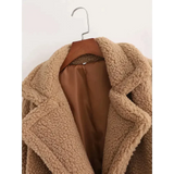 Teddy Bear Woollen Fur Coat - St Vesti | Coats & Jackets