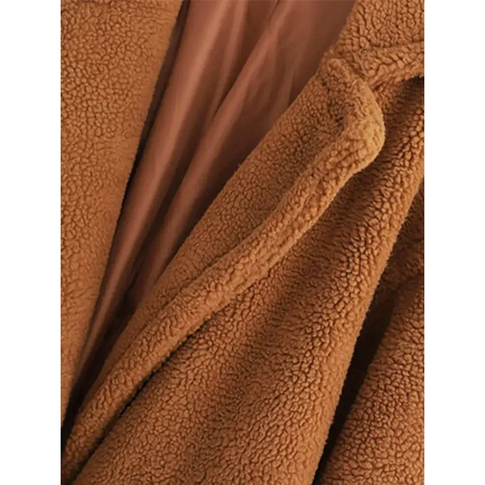 Teddy Bear Woollen Fur Coat - St Vesti | Coats & Jackets