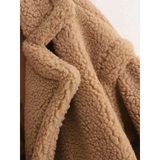 Teddy Bear Woollen Fur Coat - St Vesti | Coats & Jackets