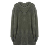 Teddy Faux Fur Cardigan - Green / s - St Vesti | Blazers & Cardigans