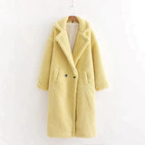 Two Button Cuddle Camel Jacket Light - Yellow / s - St Vesti | Coats & Jackets