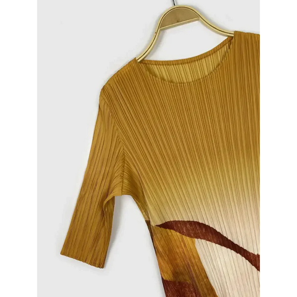 Vacay Woman’s Pleated Midi Dress - One Size / Khaki - St Vesti | All Dresses - Cocktail Dresses Formal Dresses + More.