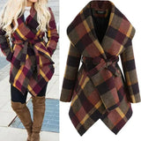 Vera Plaid Coat - St Vesti | Coats & Jackets
