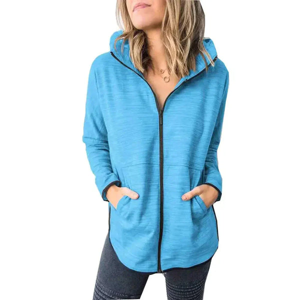Vesti Sports Jacket With Hoodie - Blue / 2xl - St Vesti | Sweaters & Hoodies