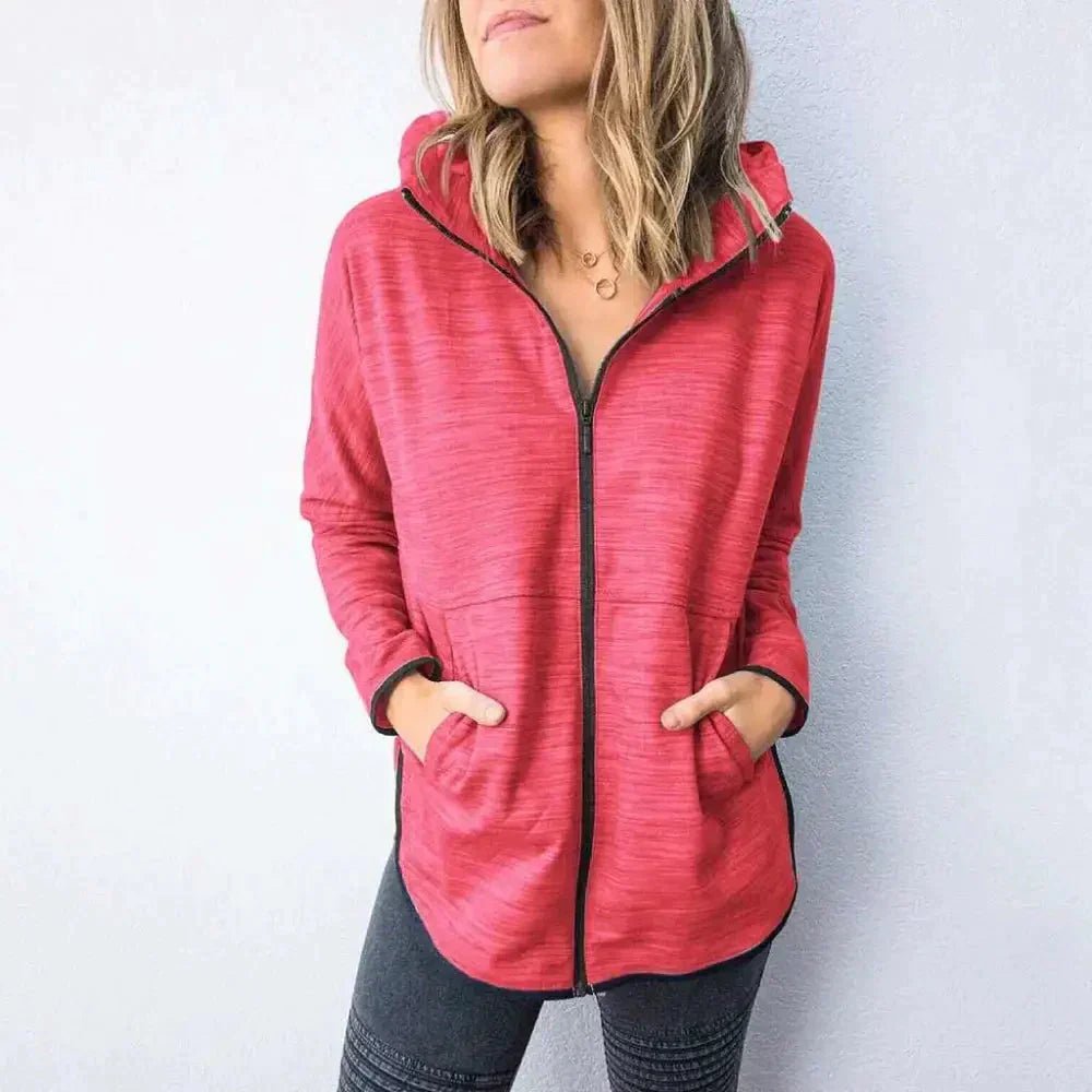 Vesti Sports Jacket With Hoodie - Red / 2xl - St Vesti | Sweaters & Hoodies
