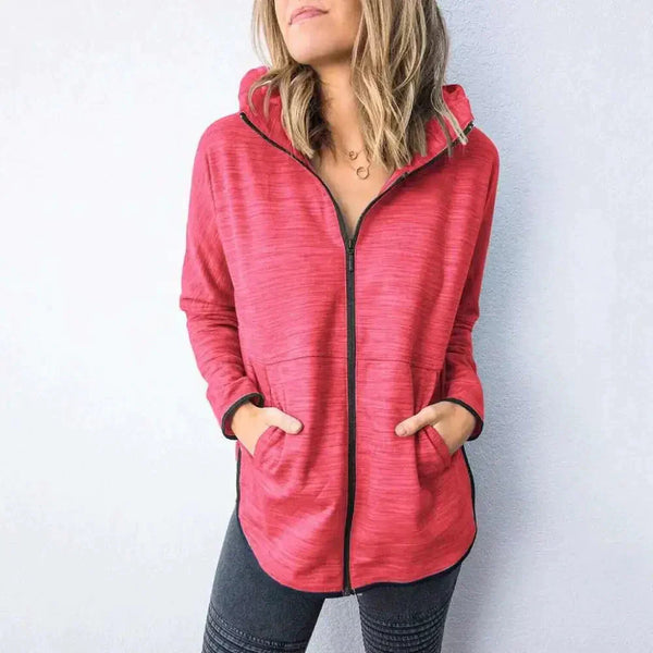 Vesti Sports Jacket With Hoodie - Red / 2xl - St Vesti | Sweaters & Hoodies