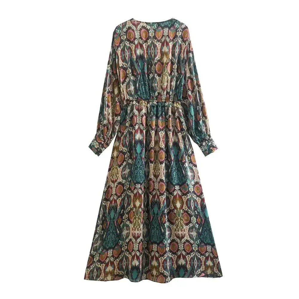 Vintage Retro Midi Dress In Brown - St Vesti | All Dresses - Cocktail Dresses Formal Dresses + More.