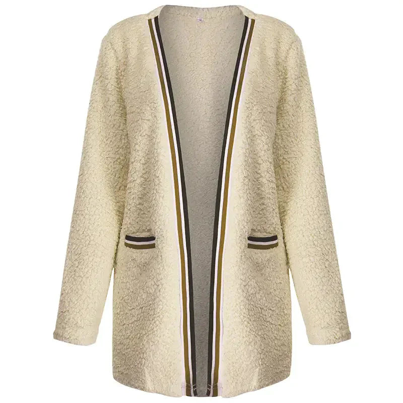 Warm Cardigan 🕊️ Women’s Winter Cardigan - Apricot / l - St Vesti | Blazers & Cardigans