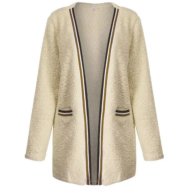 Warm Cardigan 🕊️ Women’s Winter Cardigan - Apricot / l - St Vesti | Blazers & Cardigans