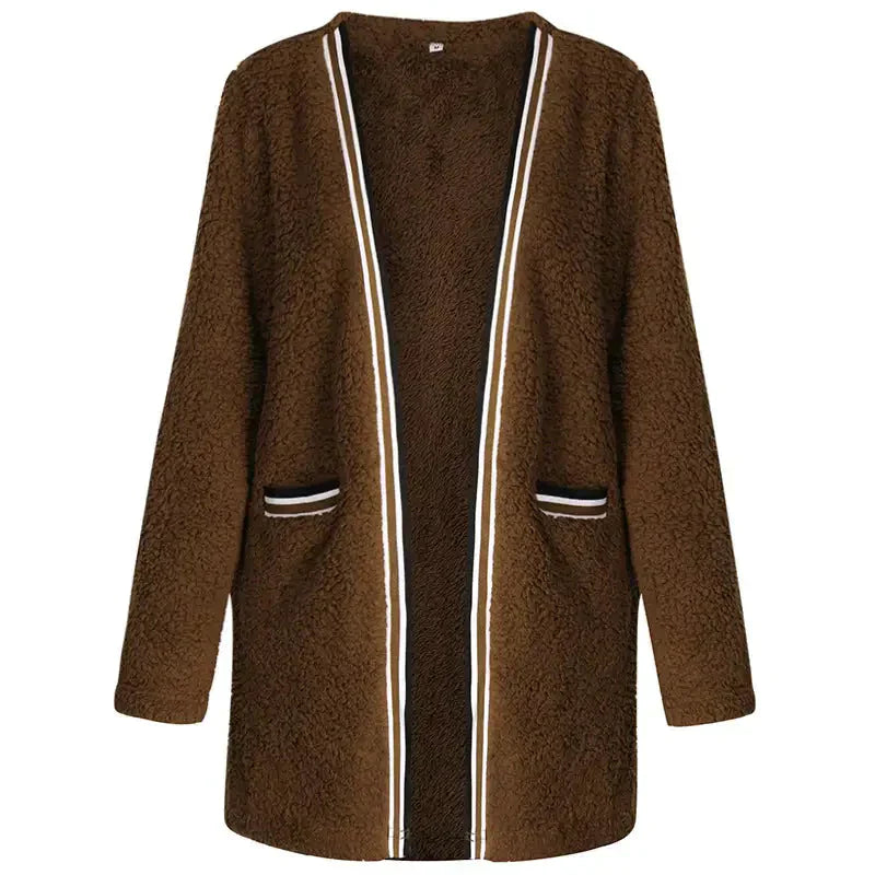 Warm Cardigan 🕊️ Women’s Winter Cardigan - Coffee / l - St Vesti | Blazers & Cardigans