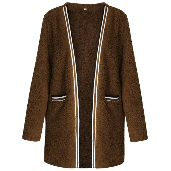 Warm Cardigan 🕊️ Women’s Winter Cardigan - Coffee / l - St Vesti | Blazers & Cardigans