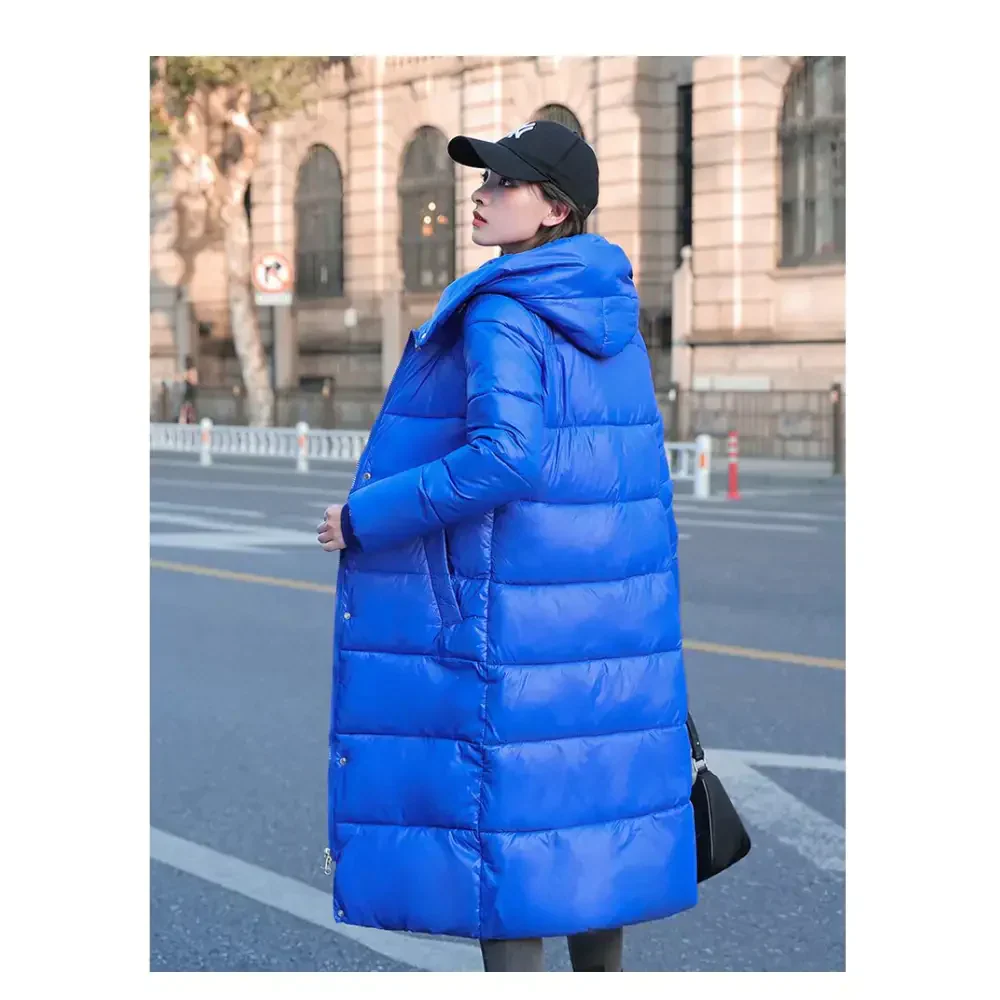 Women’s Travel-lite Long Line Hooded Puffer Jacket - St Vesti | Coats & Jackets