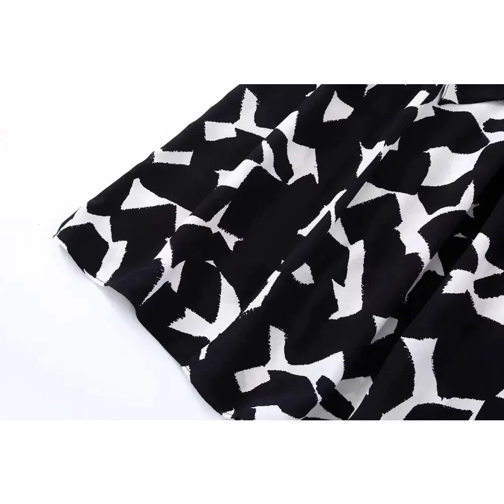 Zebra Black & White Midi Dress - St Vesti | All Dresses - Cocktail Dresses Formal Dresses + More.