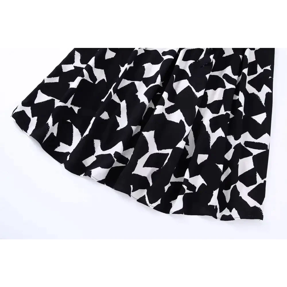 Zebra Black & White Midi Dress - St Vesti | All Dresses - Cocktail Dresses Formal Dresses + More.