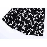 Zebra Black & White Midi Dress - St Vesti | All Dresses - Cocktail Dresses Formal Dresses + More.