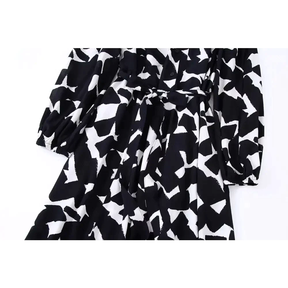 Zebra Black & White Midi Dress - St Vesti | All Dresses - Cocktail Dresses Formal Dresses + More.