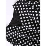 Zebra Polka Dot Black & White Midi Dress - St Vesti | All Dresses - Cocktail Dresses Formal Dresses + More.
