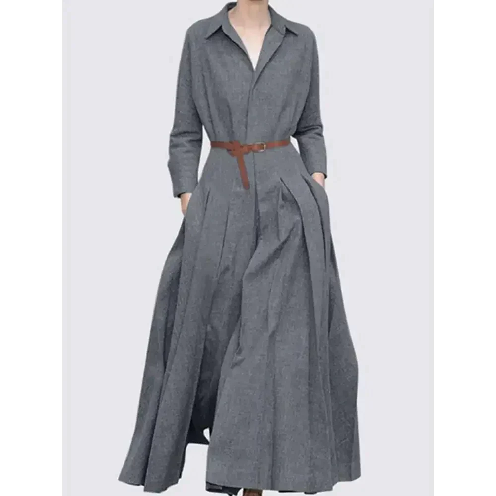 Zelie Casual Women’s Maxi Dress - Grey / 2xl - St Vesti | All Dresses - Cocktail Dresses Formal Dresses + More.