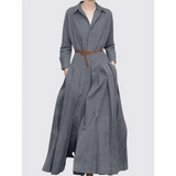 Zelie Casual Women’s Maxi Dress - Grey / 2xl - St Vesti | All Dresses - Cocktail Dresses Formal Dresses + More.