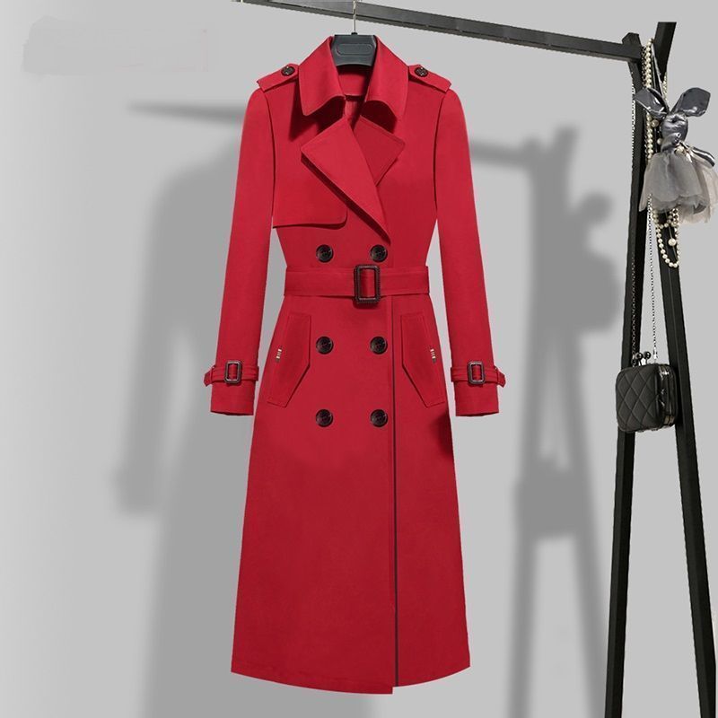 Brit Mid-Length Trench Coat